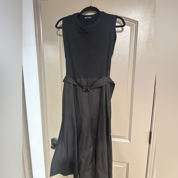 LAST CALL ZARA Round neck sleeveless midi dress. - Picture 9 of 11